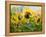 The Sunflowers Drawn By Gouache On A Paper-balaikin2009-Framed Stretched Canvas