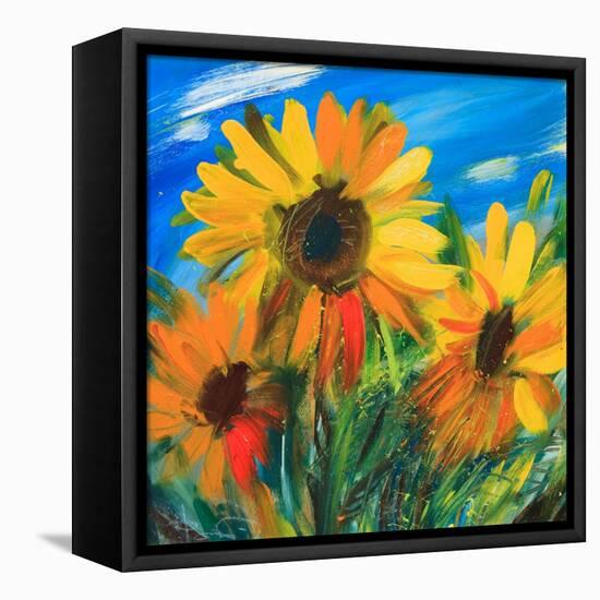 The Sunflowers-balaikin2009-Framed Stretched Canvas