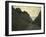 The Sunken Road in the Cliff at Varengeville-Claude Monet-Framed Giclee Print