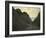 The Sunken Road in the Cliff at Varengeville-Claude Monet-Framed Giclee Print