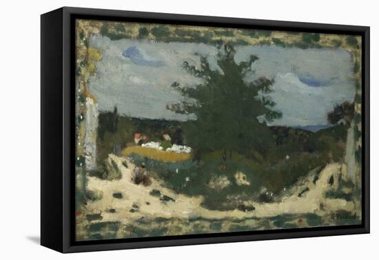 The Sunny Road, Laville Pond; La Route Ensoleillee, L'Etang Laville-Edouard Vuillard-Framed Premier Image Canvas