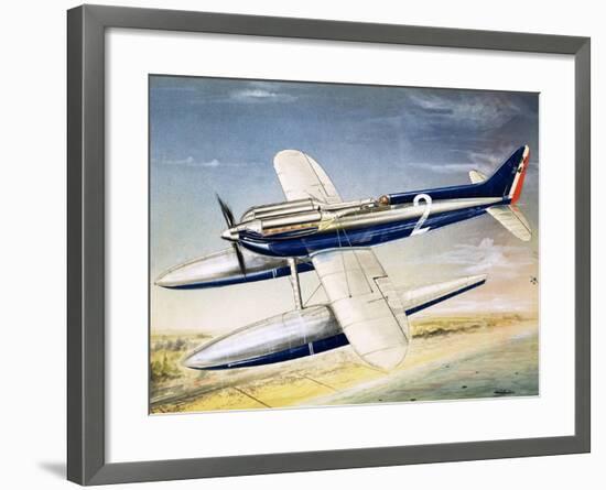 The Supermarine S6 Seaplane-John Henry Batchelor-Framed Giclee Print