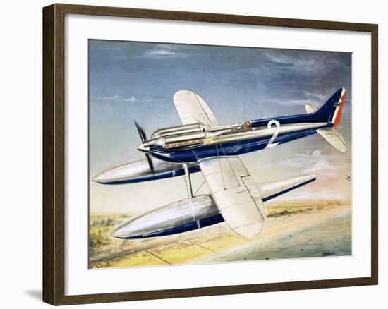 The Supermarine S6 Seaplane-John Henry Batchelor-Framed Giclee Print