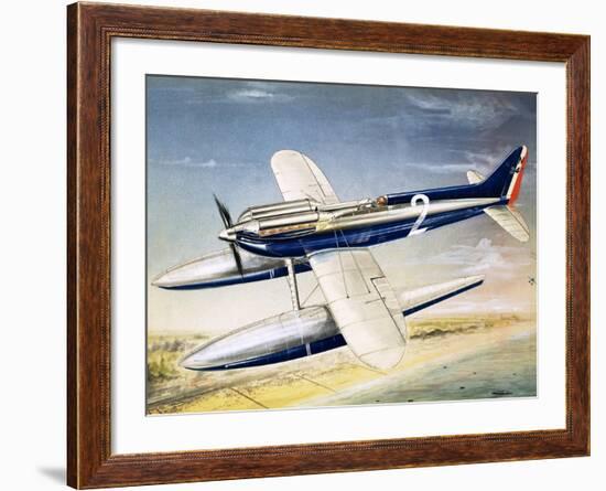 The Supermarine S6 Seaplane-John Henry Batchelor-Framed Giclee Print