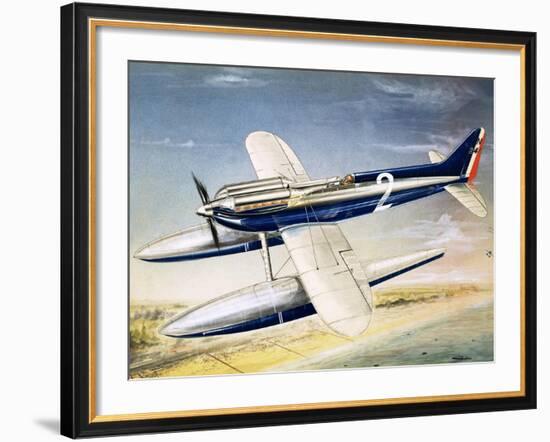 The Supermarine S6 Seaplane-John Henry Batchelor-Framed Giclee Print