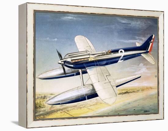 The Supermarine S6 Seaplane-John Henry Batchelor-Framed Premier Image Canvas