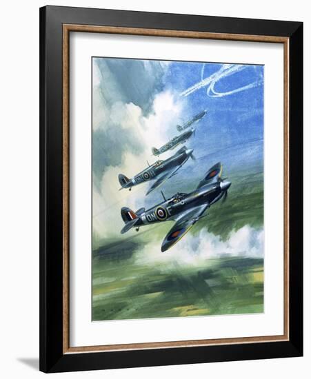 The Supermarine Spitfire Mark Ix-Wilf Hardy-Framed Giclee Print