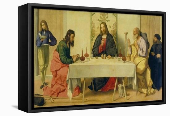 The Supper at Emmaus, 1520-Vincenzo Di Biagio Catena-Framed Premier Image Canvas