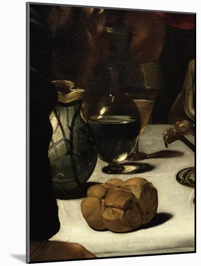 The Supper at Emmaus, 1601-Caravaggio-Mounted Giclee Print