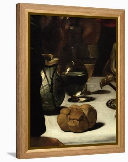 The Supper at Emmaus, 1601-Caravaggio-Framed Premier Image Canvas