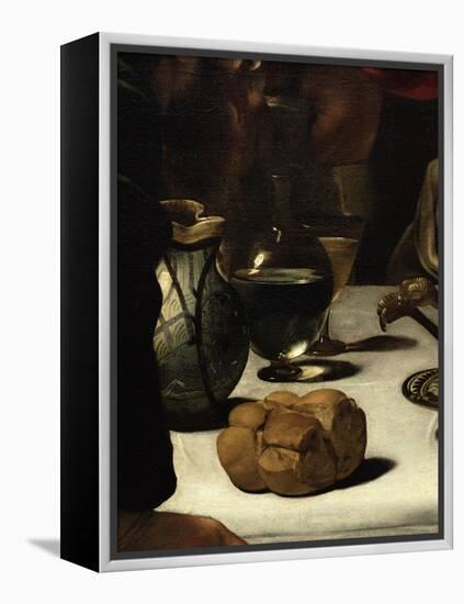 The Supper at Emmaus, 1601-Caravaggio-Framed Premier Image Canvas