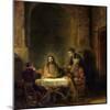 The Supper at Emmaus, 1648-Rembrandt van Rijn-Mounted Giclee Print