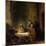 The Supper at Emmaus, 1648-Rembrandt van Rijn-Mounted Giclee Print