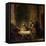 The Supper at Emmaus, 1648-Rembrandt van Rijn-Framed Premier Image Canvas