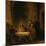 The Supper at Emmaus, 1648-Rembrandt van Rijn-Mounted Giclee Print