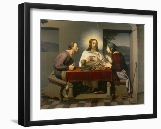 The Supper at Emmaus, 1808-Johann Friedrich Overbeck-Framed Giclee Print