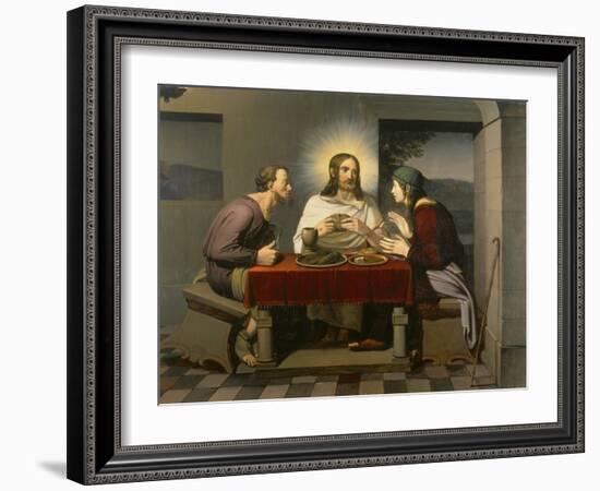 The Supper at Emmaus, 1808-Johann Friedrich Overbeck-Framed Giclee Print