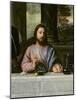 The Supper at Emmaus, c.1535 (Detail)-Titian (Tiziano Vecelli)-Mounted Giclee Print