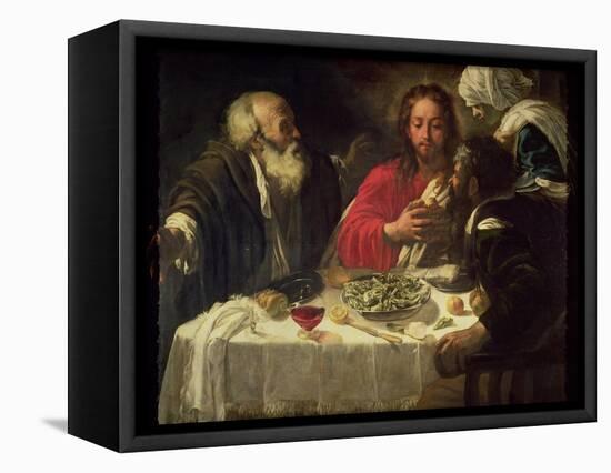 The Supper at Emmaus, circa 1614-21-Caravaggio-Framed Premier Image Canvas