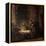 The Supper at Emmaus-Rembrandt van Rijn-Framed Premier Image Canvas