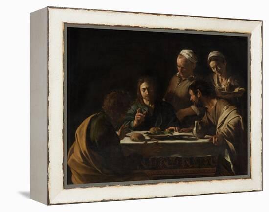The Supper at Emmaus-Caravaggio-Framed Premier Image Canvas