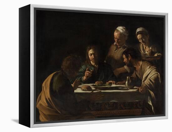 The Supper at Emmaus-Caravaggio-Framed Premier Image Canvas