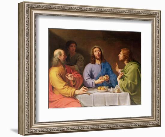 The Supper at Emmaus-Philippe De Champaigne-Framed Giclee Print