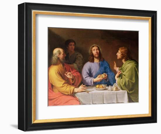 The Supper at Emmaus-Philippe De Champaigne-Framed Giclee Print