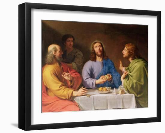 The Supper at Emmaus-Philippe De Champaigne-Framed Giclee Print