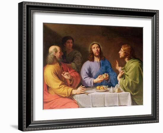 The Supper at Emmaus-Philippe De Champaigne-Framed Giclee Print