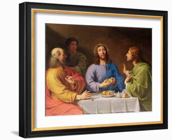 The Supper at Emmaus-Philippe De Champaigne-Framed Giclee Print