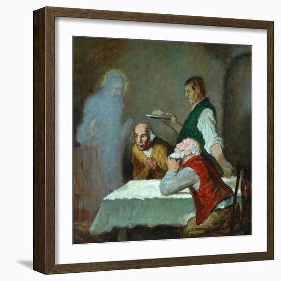 The Supper at Emmaus-William Strang-Framed Giclee Print