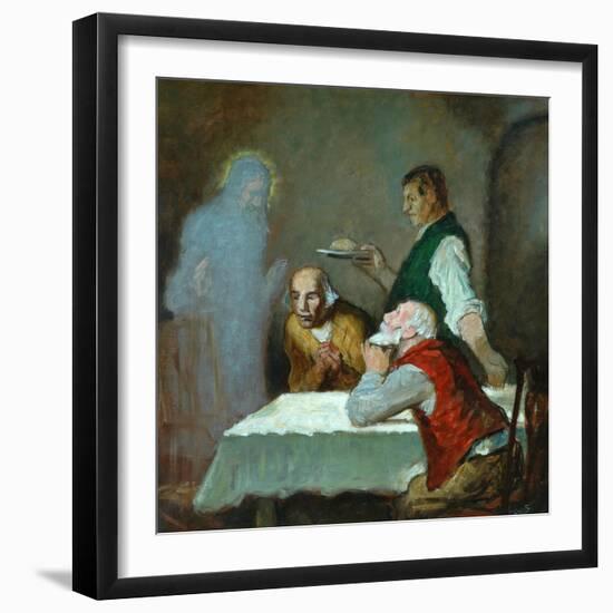 The Supper at Emmaus-William Strang-Framed Giclee Print