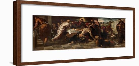 The Supper at Emmaus-Jacopo Robusti Tintoretto-Framed Giclee Print