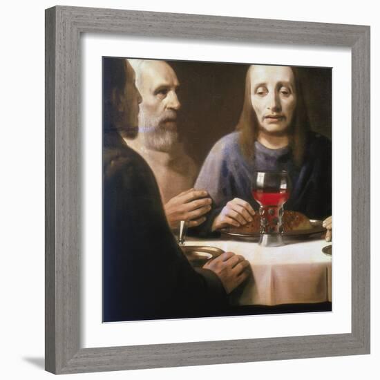 The Supper, Mid-Late 17th Century-Johannes Vermeer-Framed Giclee Print