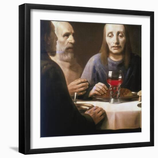 The Supper, Mid-Late 17th Century-Johannes Vermeer-Framed Giclee Print