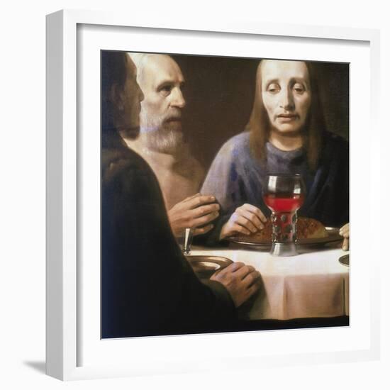 The Supper, Mid-Late 17th Century-Johannes Vermeer-Framed Giclee Print