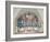 The Supper of St. Dominic, Lunette-Giovanni Antonio Sogliani-Framed Giclee Print