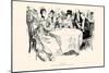 The Supper-Charles Dana Gibson-Mounted Art Print