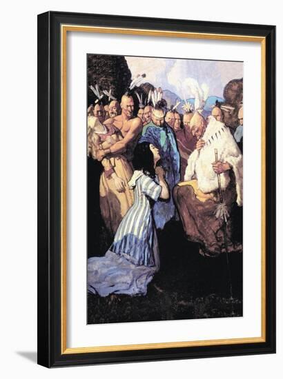 The Supplicant-Newell Convers Wyeth-Framed Art Print