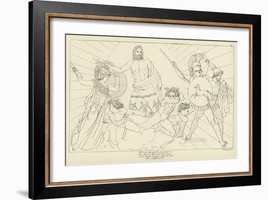 The Supplicants-John Flaxman-Framed Giclee Print