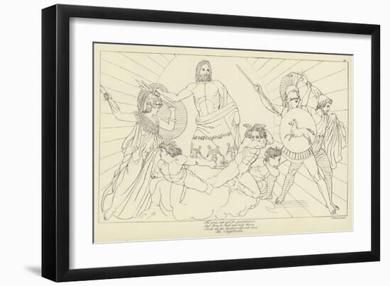 The Supplicants-John Flaxman-Framed Giclee Print