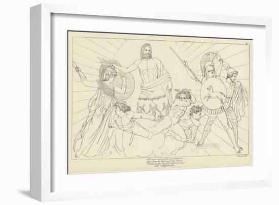 The Supplicants-John Flaxman-Framed Giclee Print