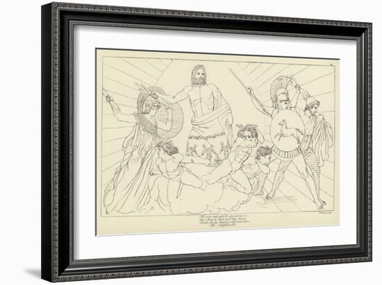 The Supplicants-John Flaxman-Framed Giclee Print