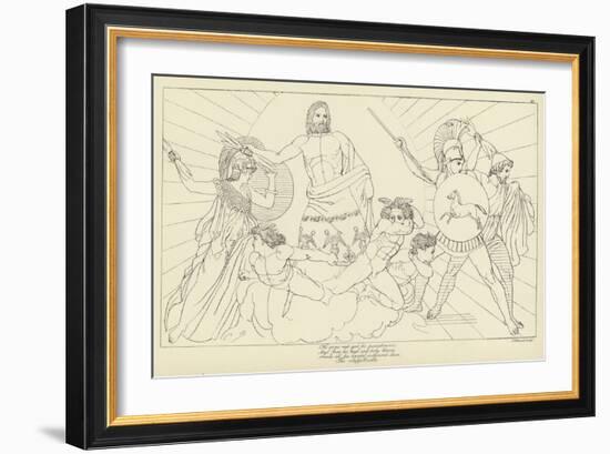 The Supplicants-John Flaxman-Framed Giclee Print