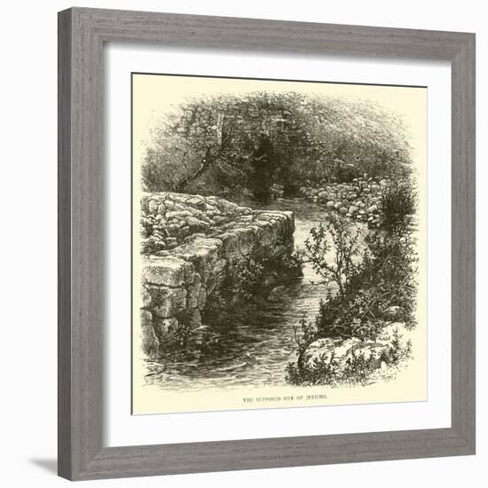 The Supposed Site of Jericho-null-Framed Giclee Print