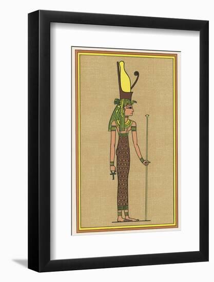 The Supreme Mother-God of Thebes and Consequently the Symbolic Mother the Pharaoh-E.a. Wallis Budge-Framed Photographic Print