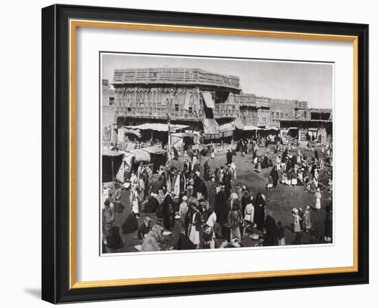 The Suq Al Dijaj Market, Basra, Iraq, 1925-A Kerim-Framed Giclee Print