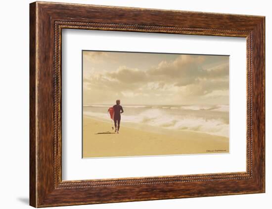 The Surfer-Carlos Casamayor-Framed Art Print