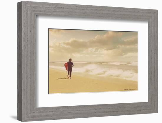 The Surfer-Carlos Casamayor-Framed Art Print